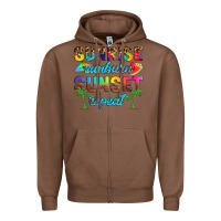 Chestnut sunrise sunburn sunset repeat Zipper Hoodie - Artiststas