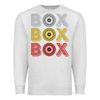 Oatmeal Heather Vintage Retro Box Box Box Formula Racing Premium Sweatshirt - longCreatives
