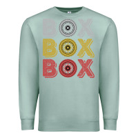 Seafoam Vintage Retro Box Box Box Formula Racing Premium Sweatshirt - longCreatives