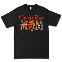 Black Firefighter Mom Premium Tee - texasbilliewilder