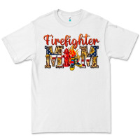 White Firefighter Mom Premium Tee - texasbilliewilder