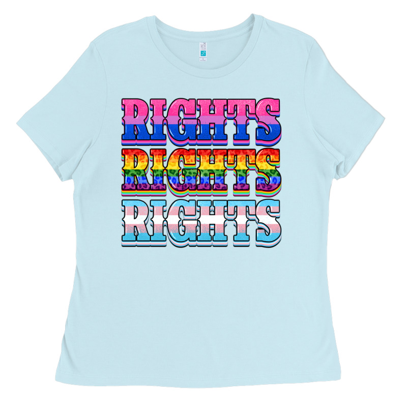 Rights Rights Rights Ladies Tee by NancyCooperArtShop | Teevron