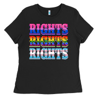 Black Rights rights rights Ladies Tee - NancyCooperArtShop