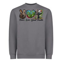 Storm Peace Love Giant Panda Heavyweight Sweatshirt - LillyAllenDesigns