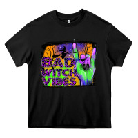 Black bad witch vibes Heavy Core Tee - JahusDesignShop