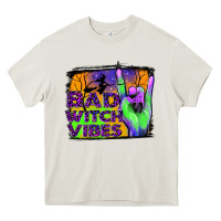 Cream bad witch vibes Heavy Core Tee - JahusDesignShop