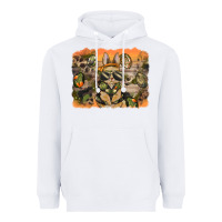 White camouflage bunny background Heavyweight Hoodie - BarkalooDesign