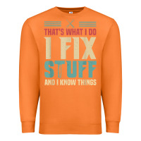 Carrot that's what i do   i fix stuff and i know things Premium Sweatshirt - longCreatives