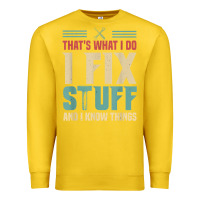 Lemon that's what i do   i fix stuff and i know things Premium Sweatshirt - longCreatives