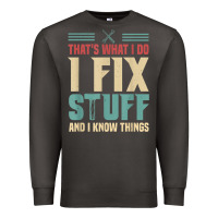 Smoke that's what i do   i fix stuff and i know things Premium Sweatshirt - longCreatives