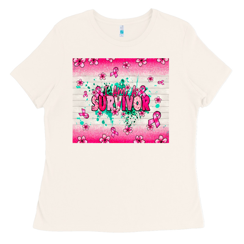 I Am A Survivor Ladies Tee by NancyCooperArtShop | Teevron