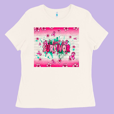 I Am A Survivor Ladies Tee Designed By Nancycooperartshop