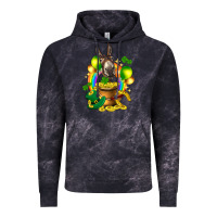 Cloud Black St. Patrick's Donkey with balloon Vintage Hoodie - HowdyJamesFarm