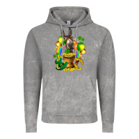 Cloud Rock St. Patrick's Donkey with balloon Vintage Hoodie - HowdyJamesFarm