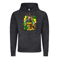 Vintage Black St. Patrick's Donkey with balloon Vintage Hoodie - HowdyJamesFarm