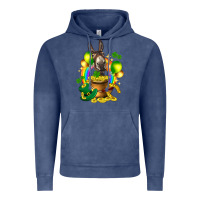 St. Patrick's Donkey With Balloon Vintage Hoodie | Teevron