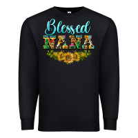 Black blessed nana Premium Sweatshirt - BarkalooDesign