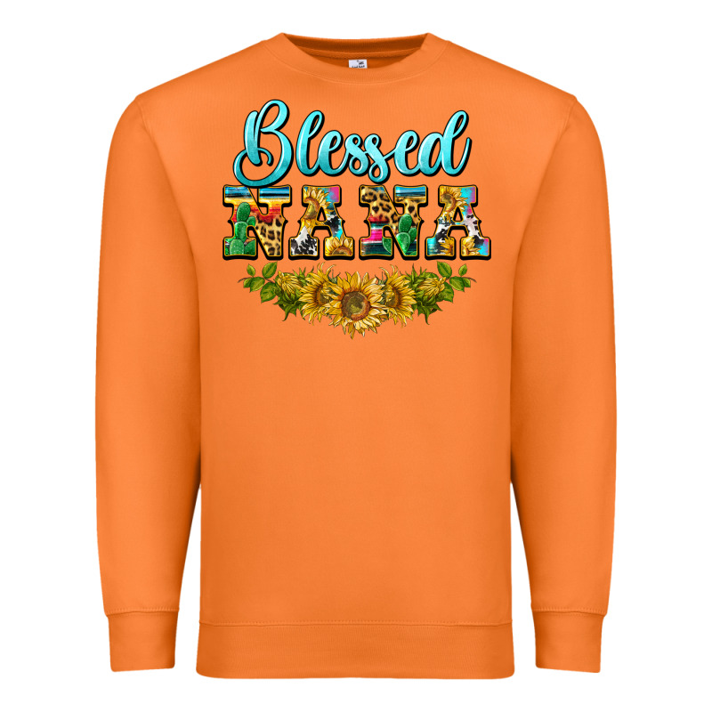 Blessed Nana Premium Sweatshirt by BarkalooDesign | Teevron
