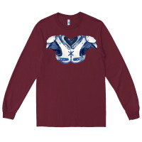 Burgundy practice jersey fa element 1 Long Sleeve Tee - FaDigitalArtStudio