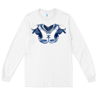 White practice jersey fa element 1 Long Sleeve Tee - FaDigitalArtStudio