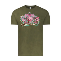 Vintage Olive warriors wear pink breast cancer Vintage Tee - CowGirlArtShop