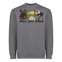Storm peace love ostrich Heavyweight Sweatshirt - LillyAllenDesigns