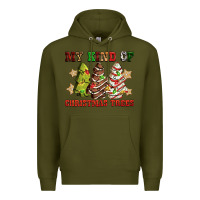 Army Green My kind of Christmas trees Premium Hoodie - RanaPortraitStore
