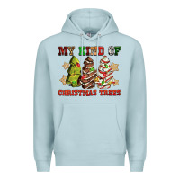 Blue Mist My kind of Christmas trees Premium Hoodie - RanaPortraitStore