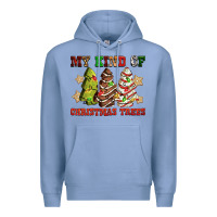 Colony Blue My kind of Christmas trees Premium Hoodie - RanaPortraitStore