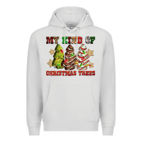 Dove Grey My kind of Christmas trees Premium Hoodie - RanaPortraitStore