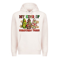 Pale Pink My kind of Christmas trees Premium Hoodie - RanaPortraitStore