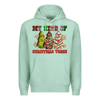Seafoam My kind of Christmas trees Premium Hoodie - RanaPortraitStore