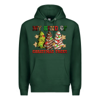 Sports Green My kind of Christmas trees Premium Hoodie - RanaPortraitStore