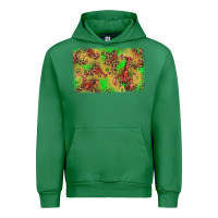 Emerald mardi gras crawfish and glitter background Urban Hoodie - AdoDesignShop