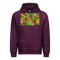 Mauve Wine mardi gras crawfish and glitter background Urban Hoodie - AdoDesignShop