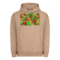 Pigment Burro mardi gras crawfish and glitter background Urban Hoodie - AdoDesignShop