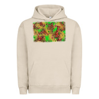 Pigment French Oak mardi gras crawfish and glitter background Urban Hoodie - AdoDesignShop