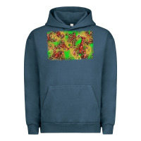 Pigment Midnight Navy mardi gras crawfish and glitter background Urban Hoodie - AdoDesignShop