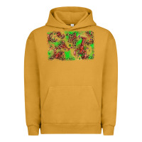 Pigment Peanut Butter mardi gras crawfish and glitter background Urban Hoodie - AdoDesignShop
