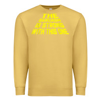 Antique Gold the sarcasm is strong with this one Premium Sweatshirt - longCreatives