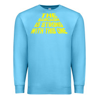 Ocean Blue the sarcasm is strong with this one Premium Sweatshirt - longCreatives