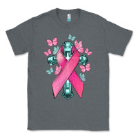 Charcoal Heather Cancer Cross Cancer Awareness Classic Tee - HowdyJamesFarm