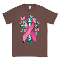 Chestnut Cancer Cross Cancer Awareness Classic Tee - HowdyJamesFarm