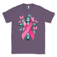 Lavender Cancer Cross Cancer Awareness Classic Tee - HowdyJamesFarm