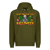 Army Green Just Mating For halloween Premium Hoodie - CowhideDigitalArt