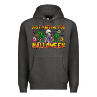 Charcoal Heather Just Mating For halloween Premium Hoodie - CowhideDigitalArt