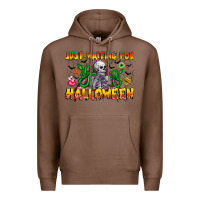 Chestnut Just Mating For halloween Premium Hoodie - CowhideDigitalArt