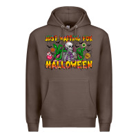 Coffee Just Mating For halloween Premium Hoodie - CowhideDigitalArt