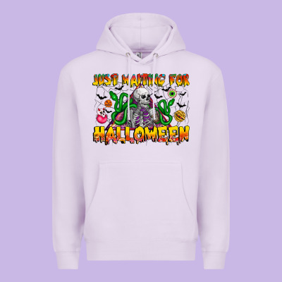 Just Mating For Halloween Premium Hoodie Designed By Cowhidedigitalart