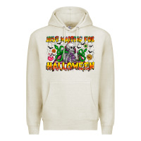 Oatmeal Heather Just Mating For halloween Premium Hoodie - CowhideDigitalArt